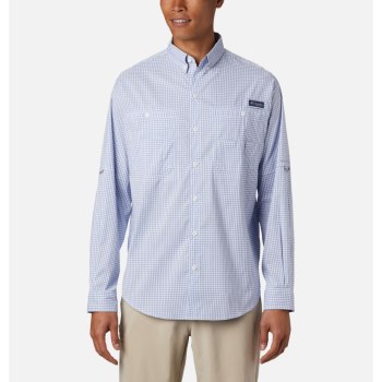 Columbia Muške Košulje - PFG Super Tamiami Long Sleeve Plave | RTZA-57083